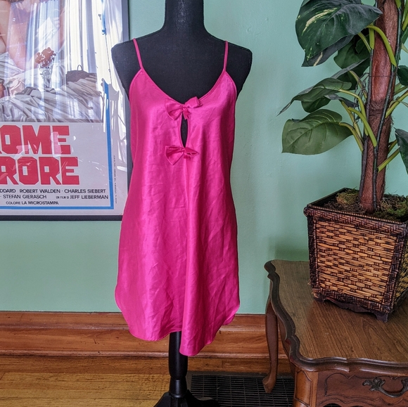 Vintage Other - 90s VTG Hot Pink Slip